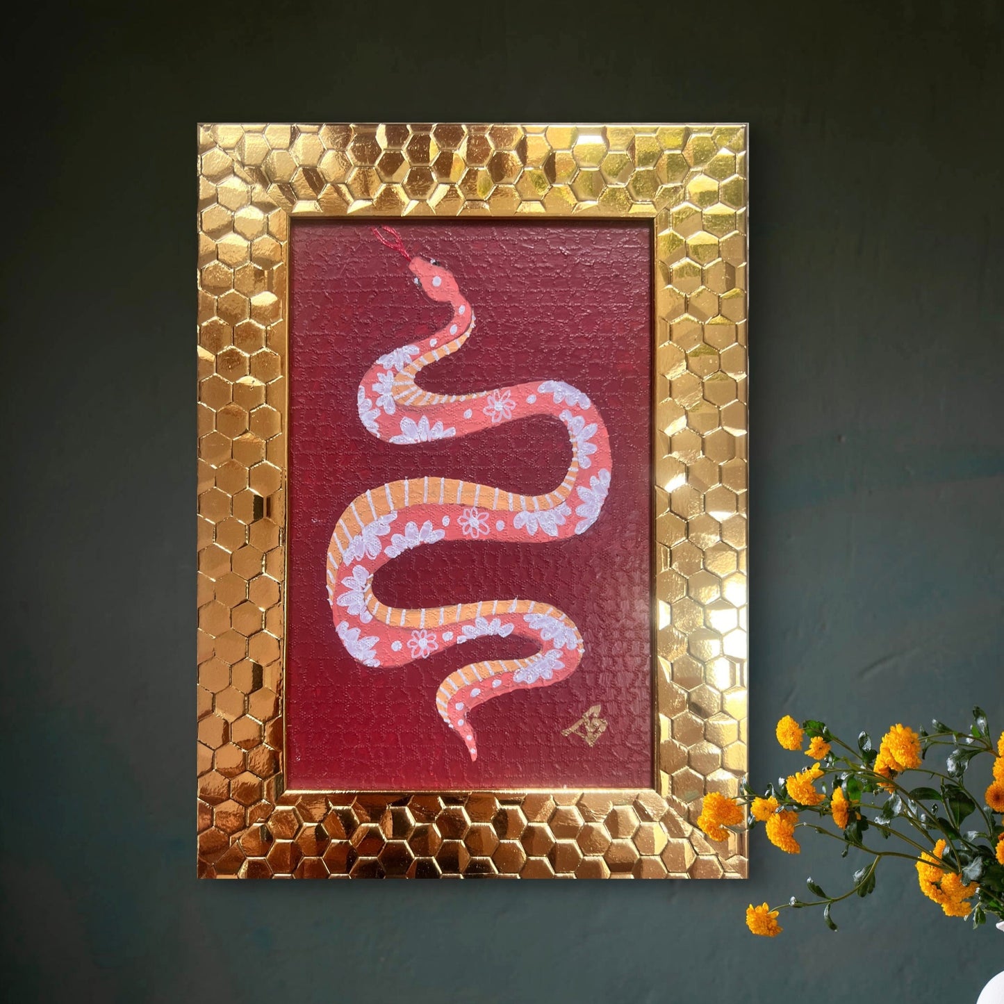 Brick & Coral Serpent