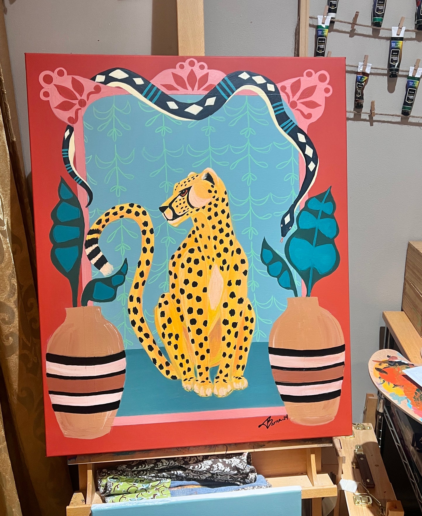 ‘ A Force ’ 18”x 24” original mixed media