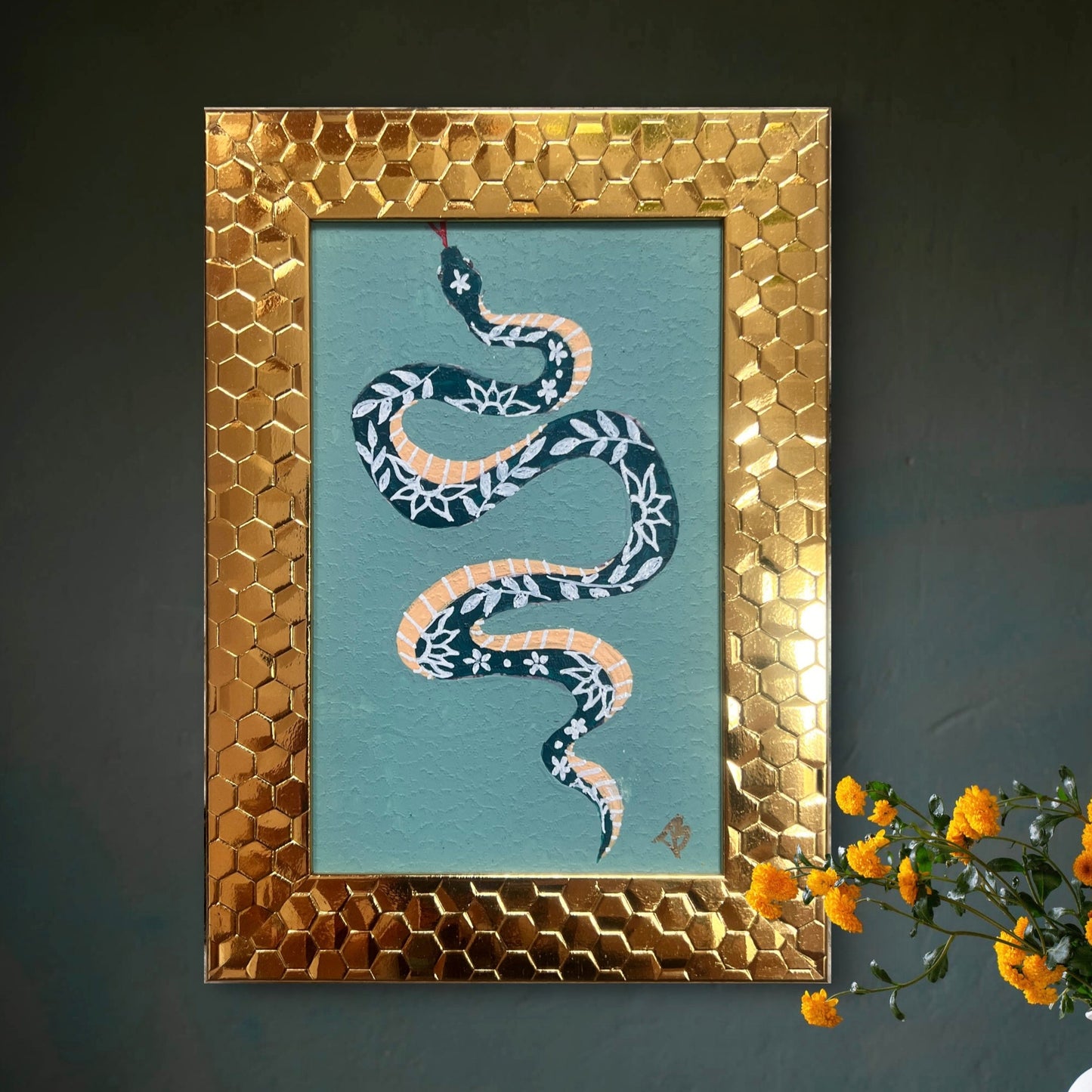 Baby Blue & Turquoise Serpent