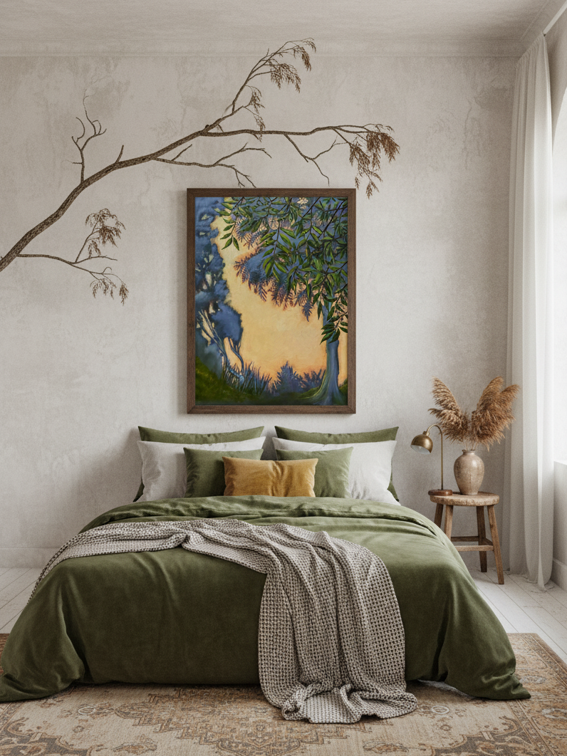'My Morning Glow' Framed Print