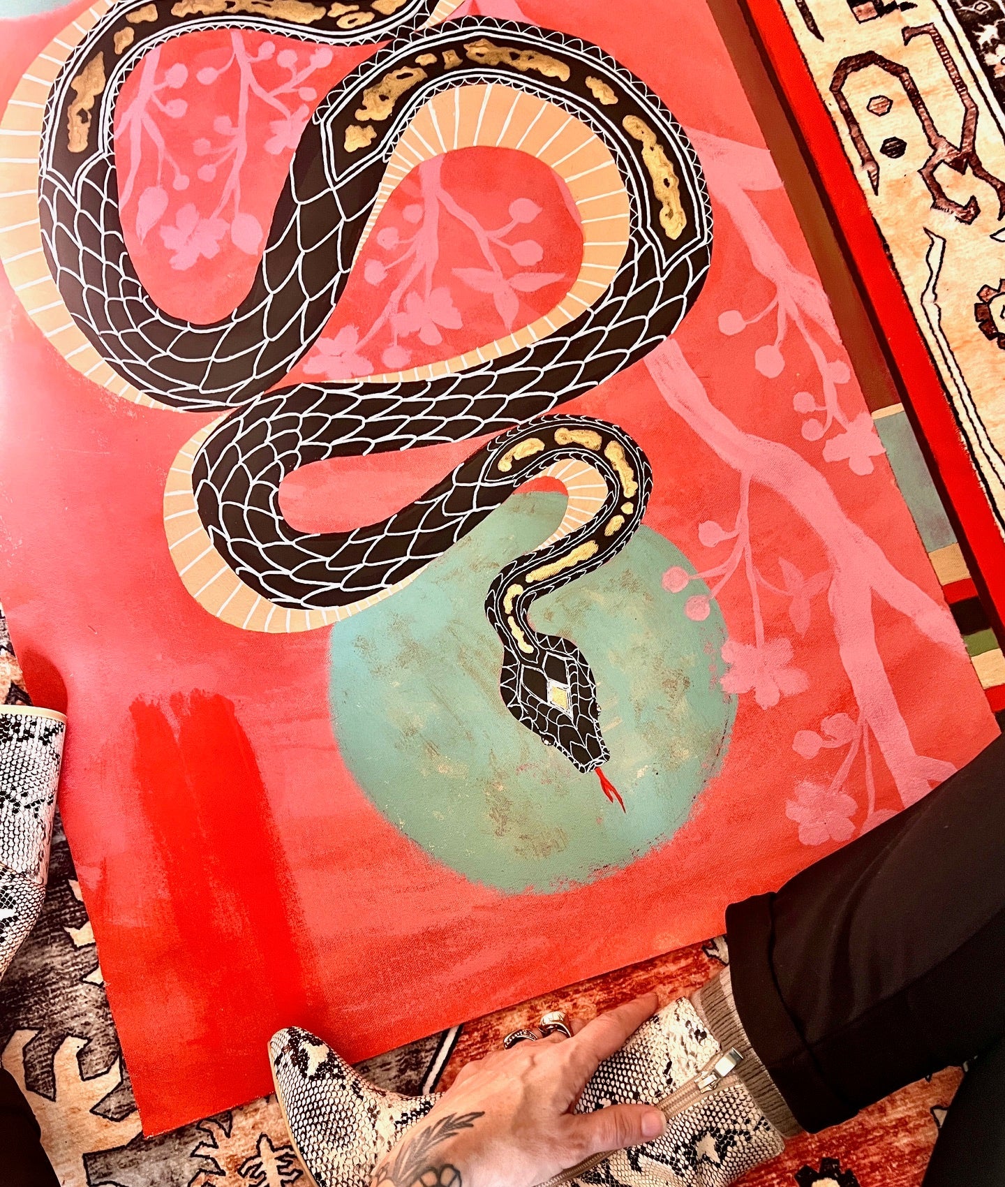 snake painting