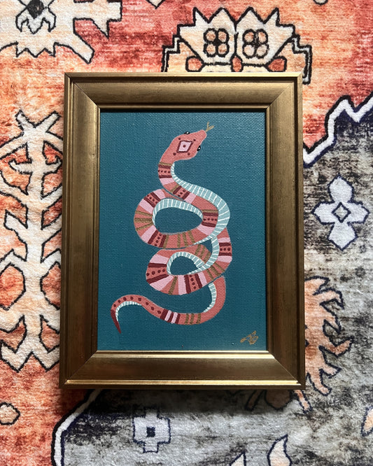 Snake Aqua Pink
