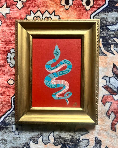 Snake Red Blue